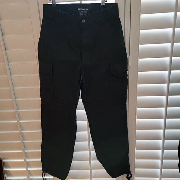5.11 Tactical Series Tac 105C Rip Stop Cargo Pants with Elastic Waist (31.5-35) - Picture 2 of 11